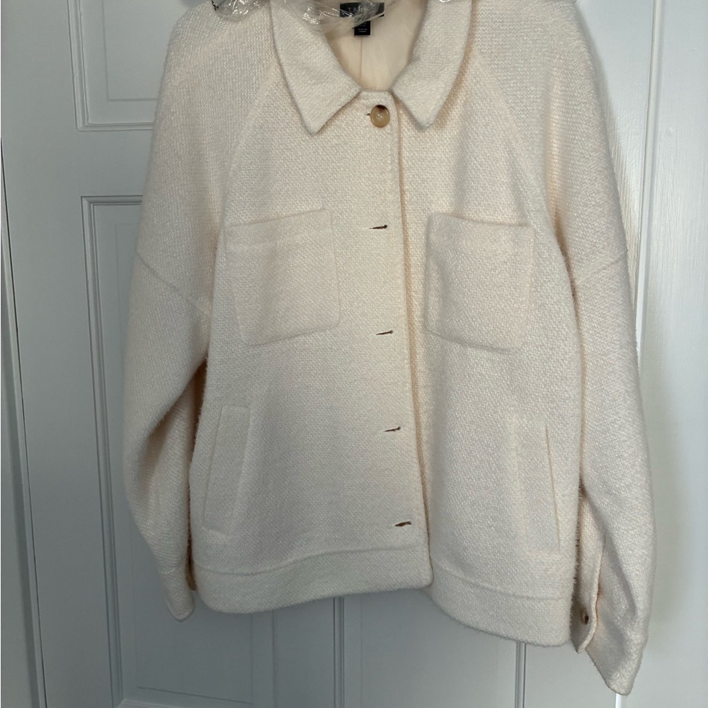 Tribal Cream Teddy Jacket